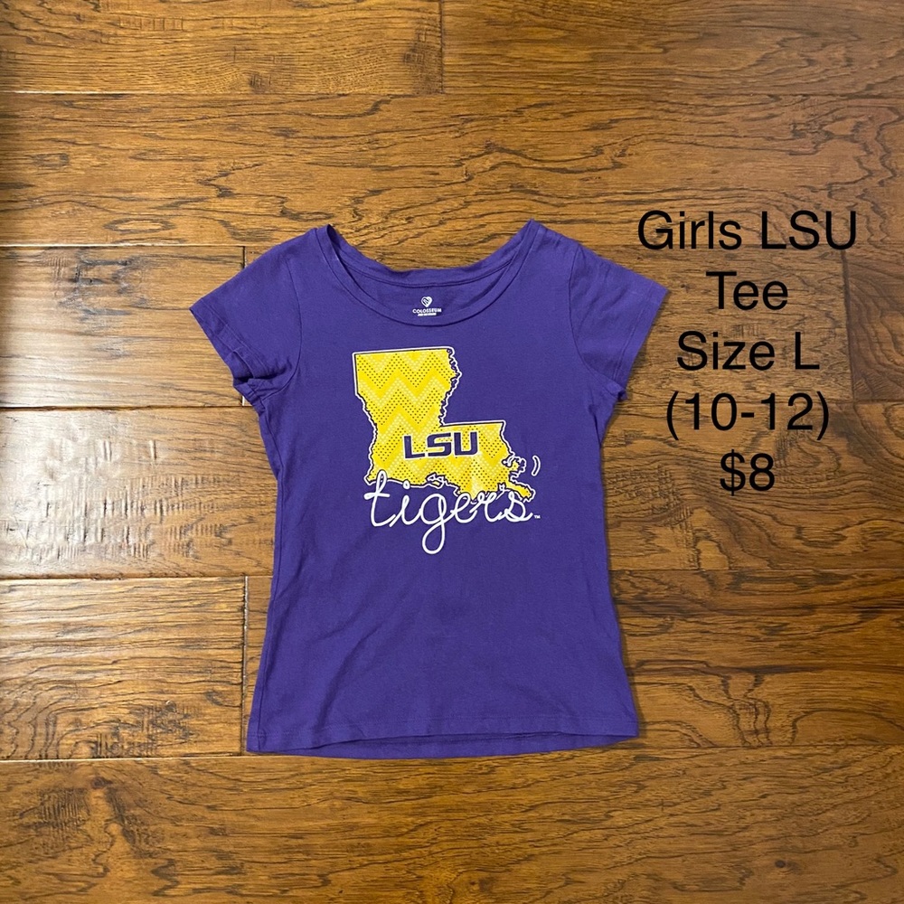 Girls LSU Tee